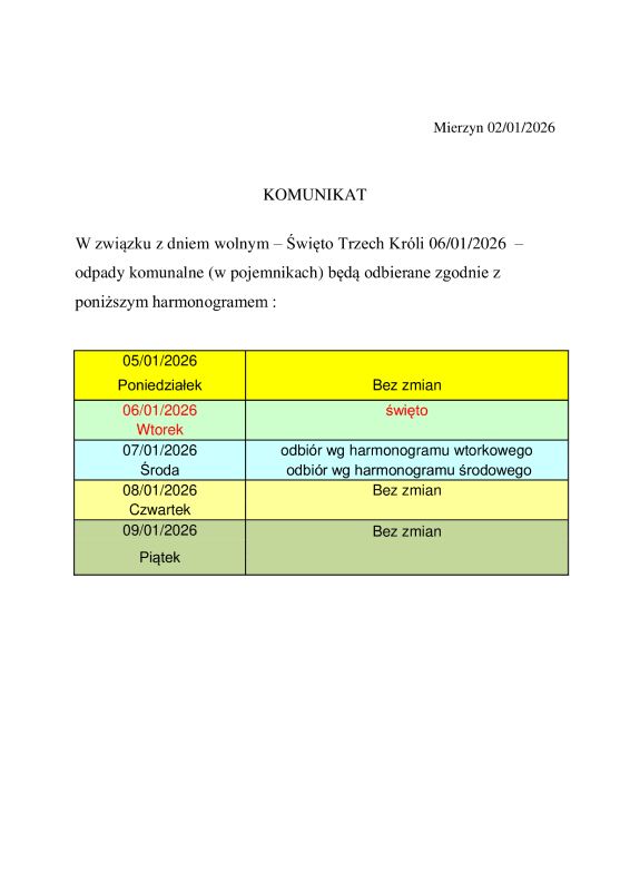 komunkat